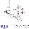 Grohe Lineare Single-Lever Bath Shower Mixer Spares
